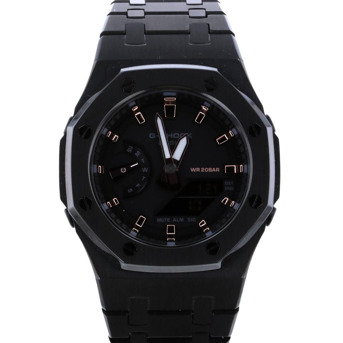 中古】 CASIO （カシオ） G-SHOCK ｶｼｵｰｸ ｶｽﾀﾑ Black 時計 ｸｵｰﾂ/ﾒﾝｽﾞ 
