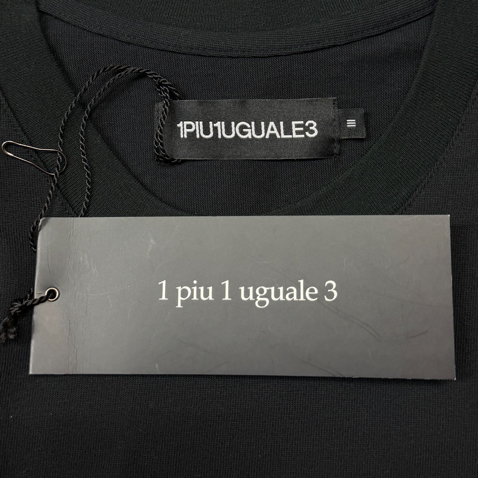 新品未使用 1PIU1UGUALE3 SPORT 3D LOGO L/S TEE 参考上代27500円 1PIU1UGUALE3 sport logo t-shirts スポーツ