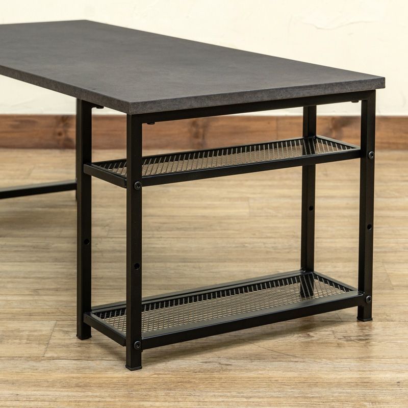 テーブル センターテーブル ローテーブル ヴィンテージ風 収納棚付き  新生活 楽天市場】ローテーブル 収納付き センターテーブル おしゃれ