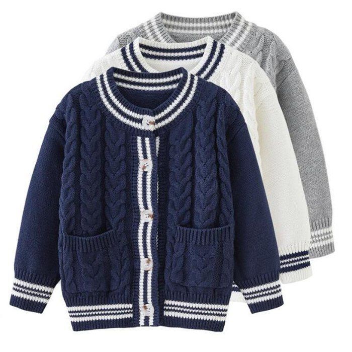 セール，送料無料 長袖 ニット カーディガン 子供 ジャケット キッズ フォーマル 上着 ベビー コート 紺 赤 ボレロ 羽織り 女の子 男の子 長袖 セーター 前開き Vネック 無地スクール セミフォーマル 七五三 普 カーディガン
