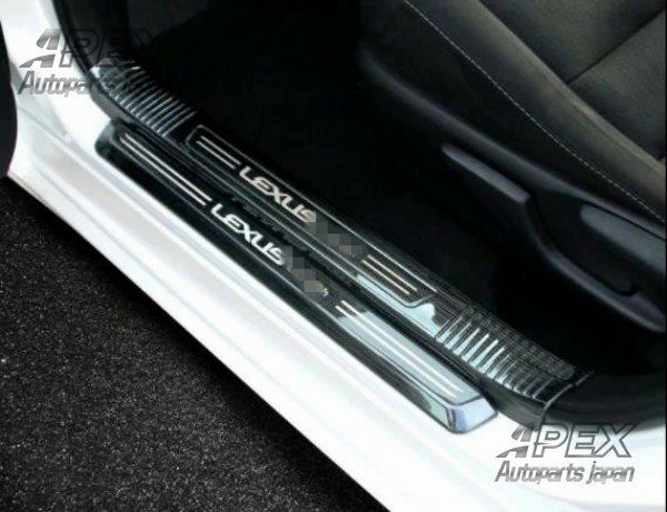 レクサス CT CT200h 2011-2017年 2色可選 スカッフプレート 内装 サイドガーニッシュ プロテクター ステップカバー 8Pセット