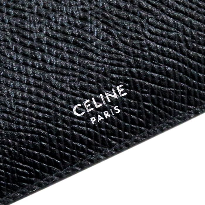 【最終値下げ】CELINE バイフォールドウォレット / 二つ折り財布 CELINE バイフォールドウォレット 二つ折り財布 ブラック 美品