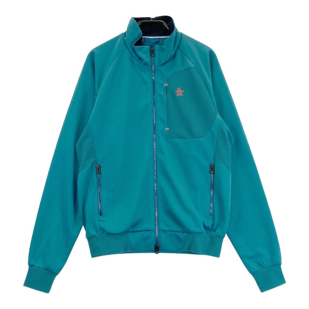 サイズ：M MUNSING WEAR マンシングウェア  ジップジャケット  ブルー系 [240101434079] ゴルフウェア メンズ ストスト サイズ：M MUNSING WEAR マンシングウェア ジップジャケット