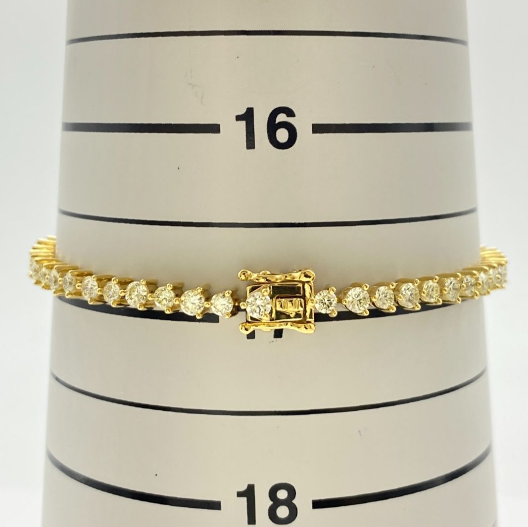 専用！豪華！k18 テニスダイヤモンド　ブレスレット 楽天市場】K18YG/WG【2.0ct】豪華 ダイヤモンド テニス