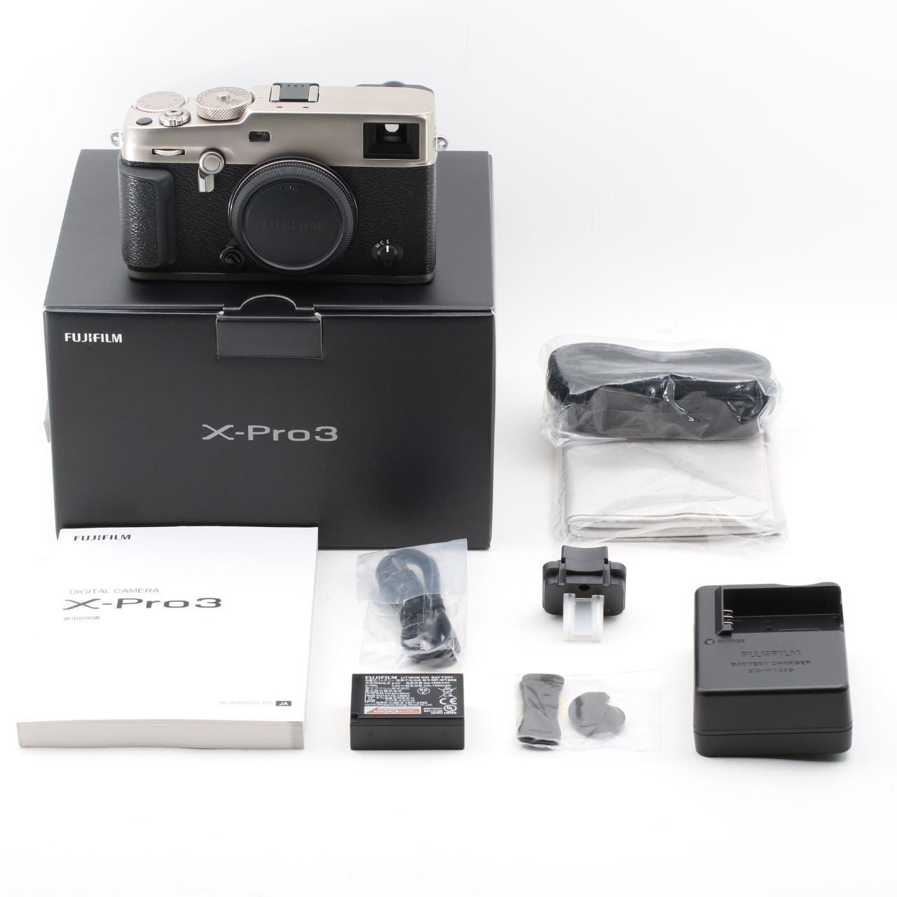 【ショット数242枚】FUJIFILM X-Pro3 DR シルバー FX-X-PRO3ーDS