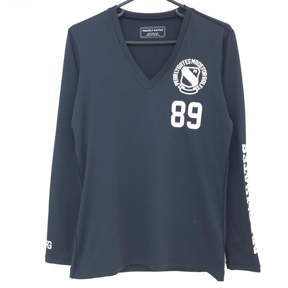 新品未使用 [パーリーゲイツ] Vネックシャツ　サイズ5(L) 抗菌防臭 PEARLY GATES (パーリーゲイツ) ゴルフウェア(トップス) メンズ SIZE L