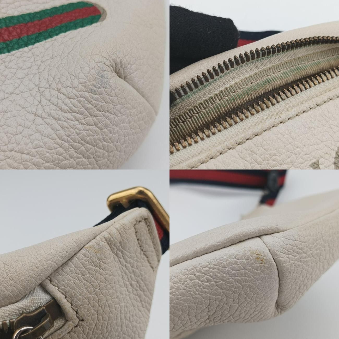 グッチGucciグッチプリントホワイトレザー527792C026060949