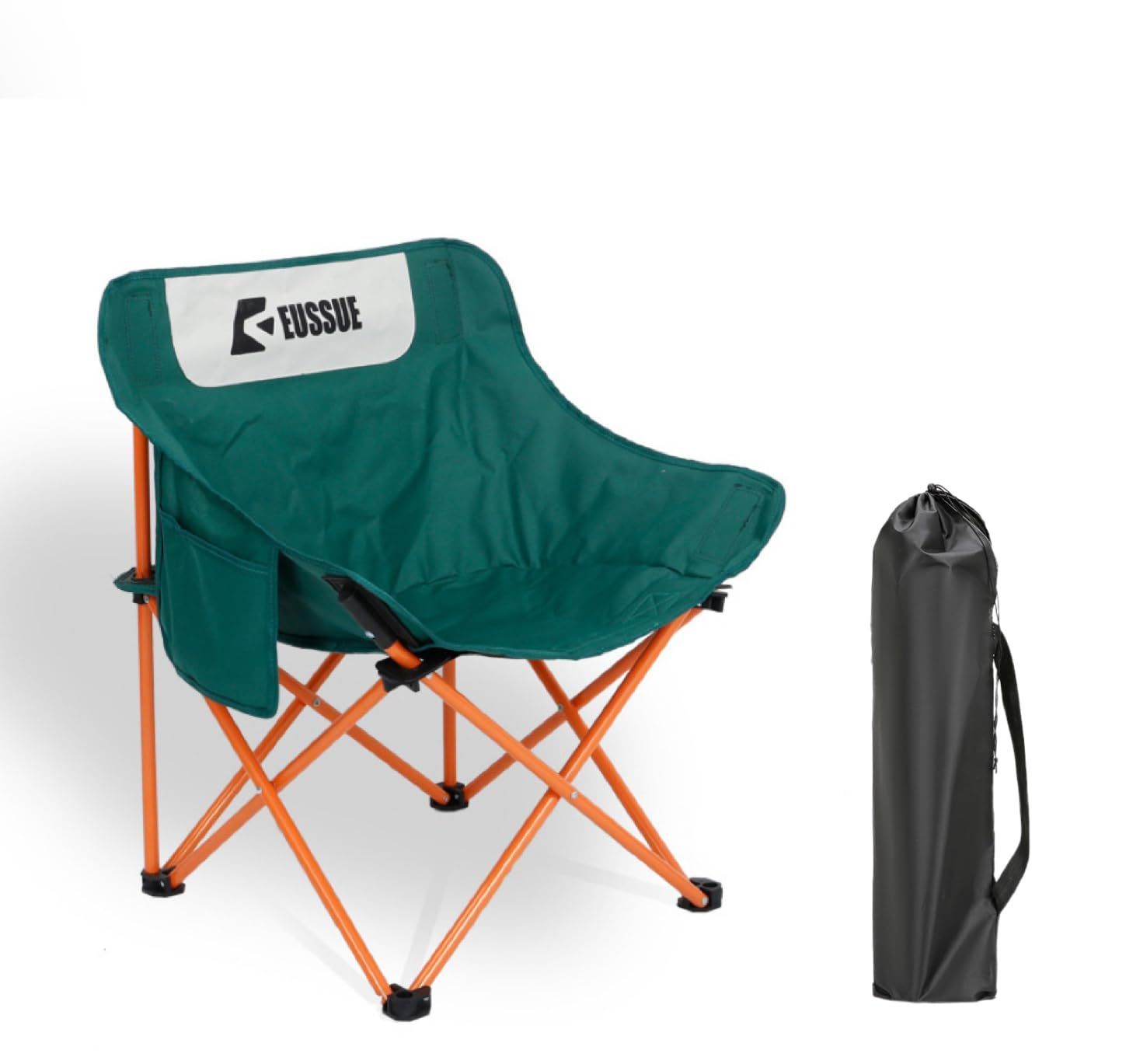 TIMBER RIDGE アウトドアチェア あぐらチェア 折り畳み 3段リクライニング 耐荷重150kg 重量3.9kg キャンプ ローチェ 色: グリーンTIMBER RIDGE ハイバック あぐらチェア アウトドア 色