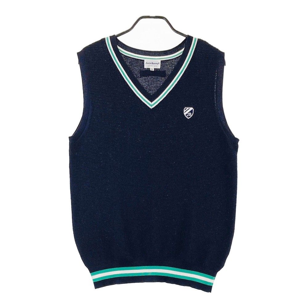 サイズ：6 JACK BUNNY ジャックバニー ニットベスト ネイビー系