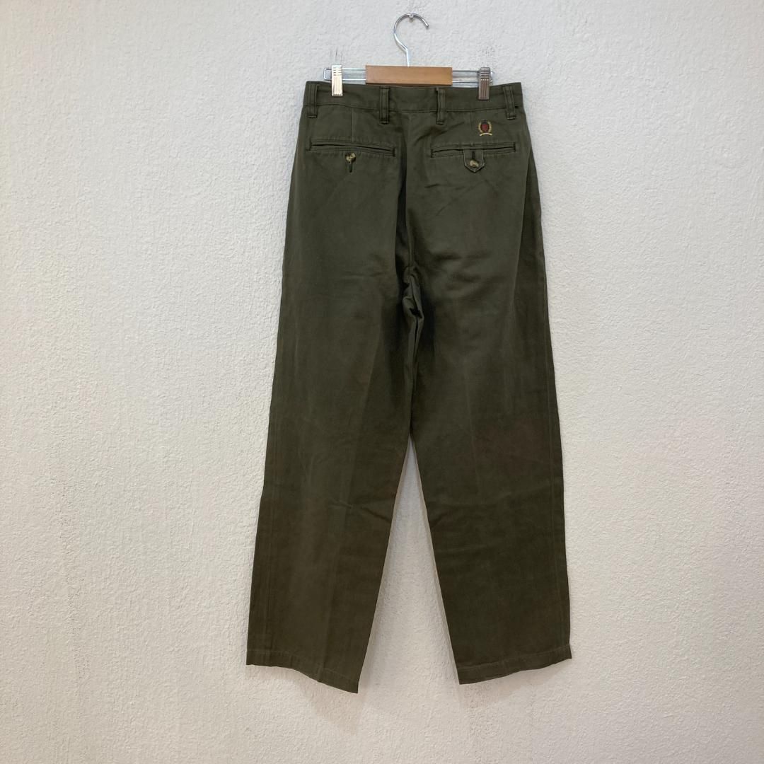 トミーヒルフィガー 2タックチノ チノパン ポロチノ ネイビー USA 90's TOMMY HILFIGER 2tuck Chinos オールド トミーヒルフィガー