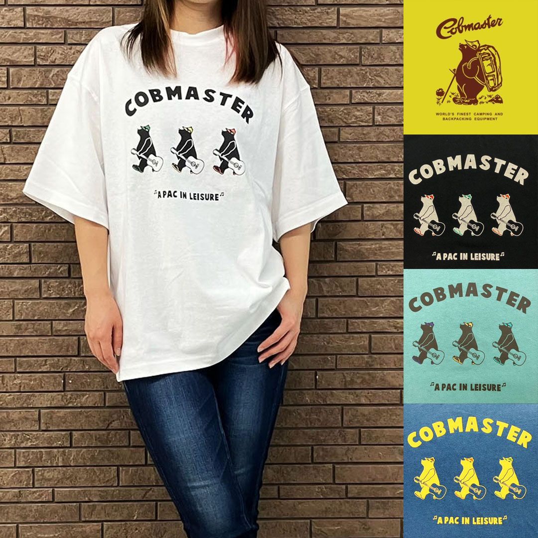 スケートボード40 ) Lsize コブマスター ビッグ Tシャツ クマ くま 熊