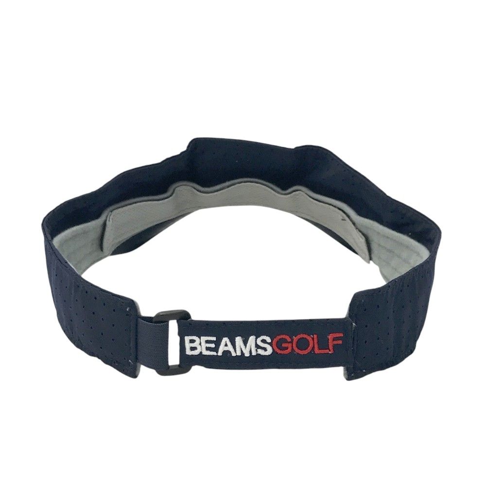 BEAMS GOLF ビームスゴルフ メッシュサンバイザー ネイビー系