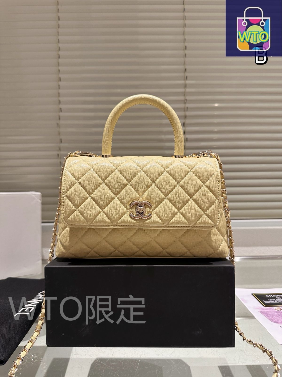 国内発送【可愛い丸いフォルムとハンドル】CHANEL ハンドバッグ 新作CHANEL超希少☆トップハンドル付 フラップバッグ 直営店