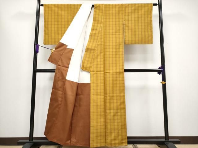 平和屋本店□極上 本場黄八丈 綾織 紬 逸品 未使用 CYAA1577s5 - メルカリ