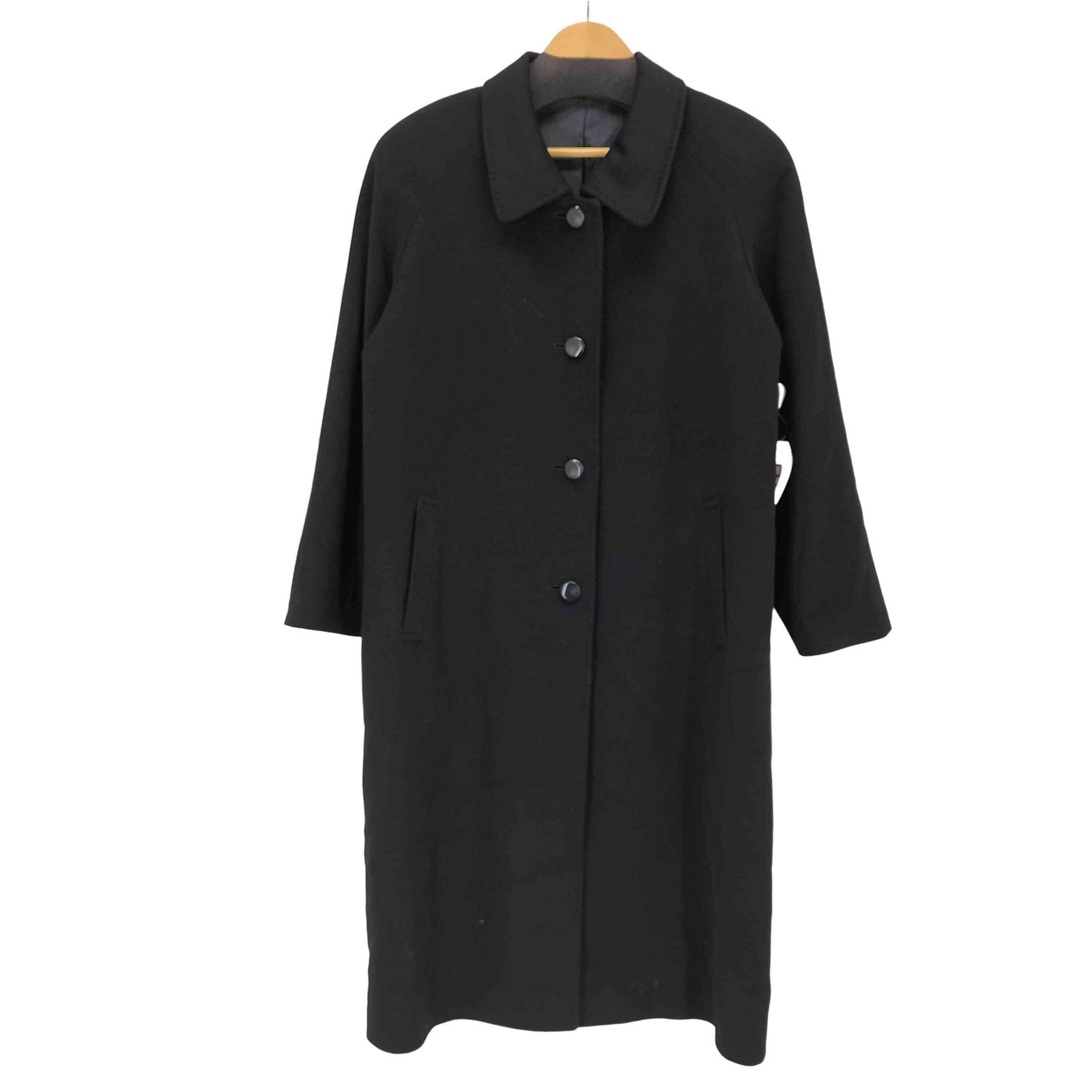 ユーズドフルギ USED古着 ウールカシミヤ混紡 ステンカラーコート  