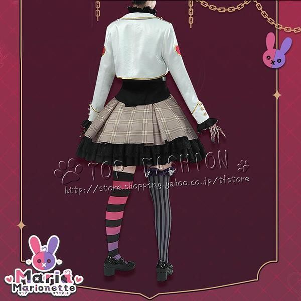 ウィッグ 靴追加 豪華版バーチャルYouTuber VTuber NIJISANJI EN Maria Marionette マリア マリオネット ILUNA コスプレ衣装 ウィッグ 靴 道具別売り