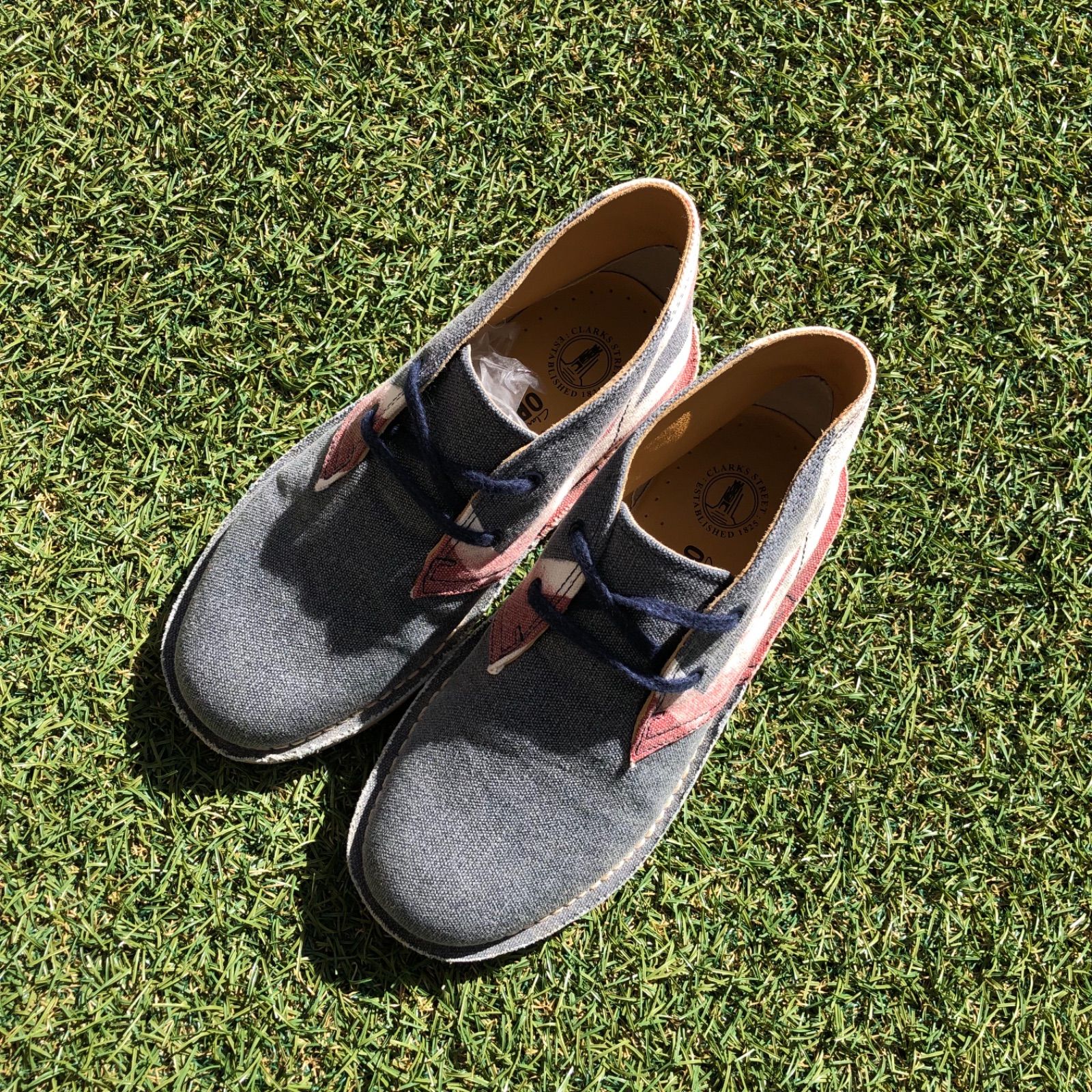 新同19 CLARKS クラークス デザートブーツ ユニオンジャック