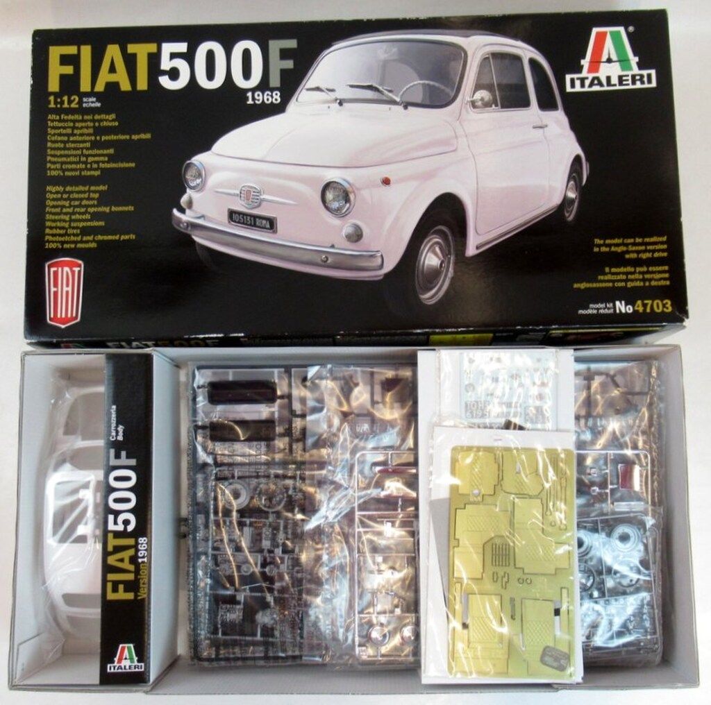 ITALERI 1/12スケール FIAT 500F 1968 4703 - メルカリ
