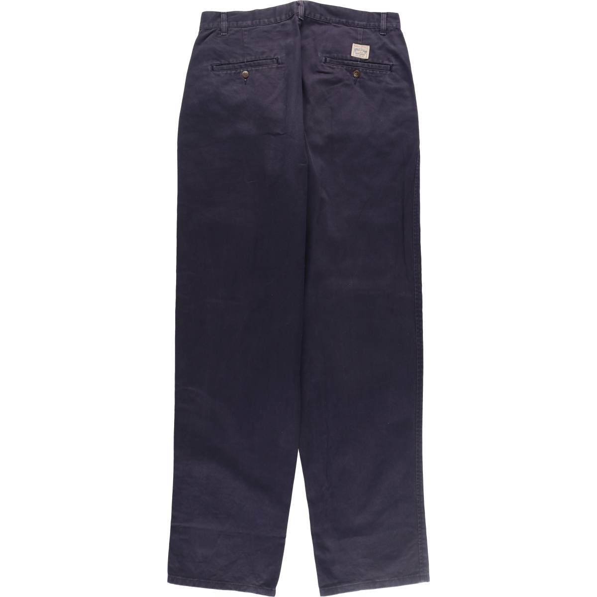 usa製 初期タグ ポロチノ W33 L30 ポロラルフローレン ネイビー 紺