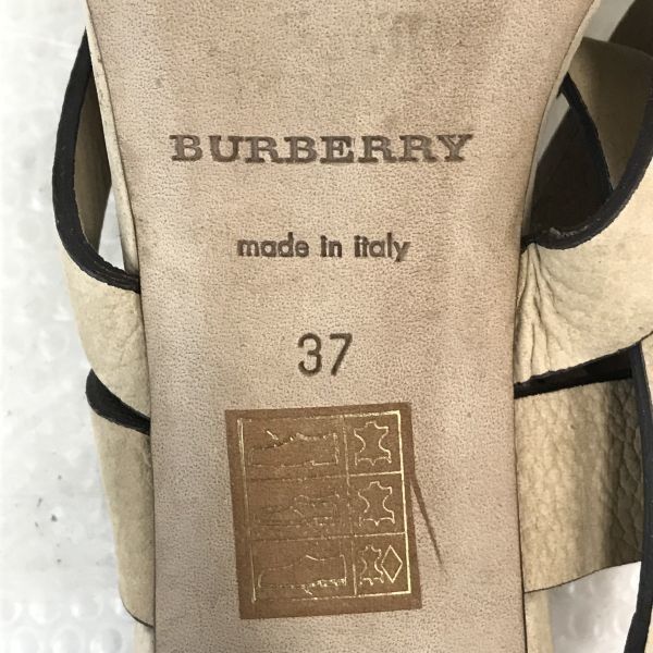 バーバリー/Burberry☆ハイヒールサンダル/アンクルストラップ