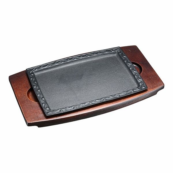 アサヒ ステーキ皿 角唐草大 A-113(PAS06)