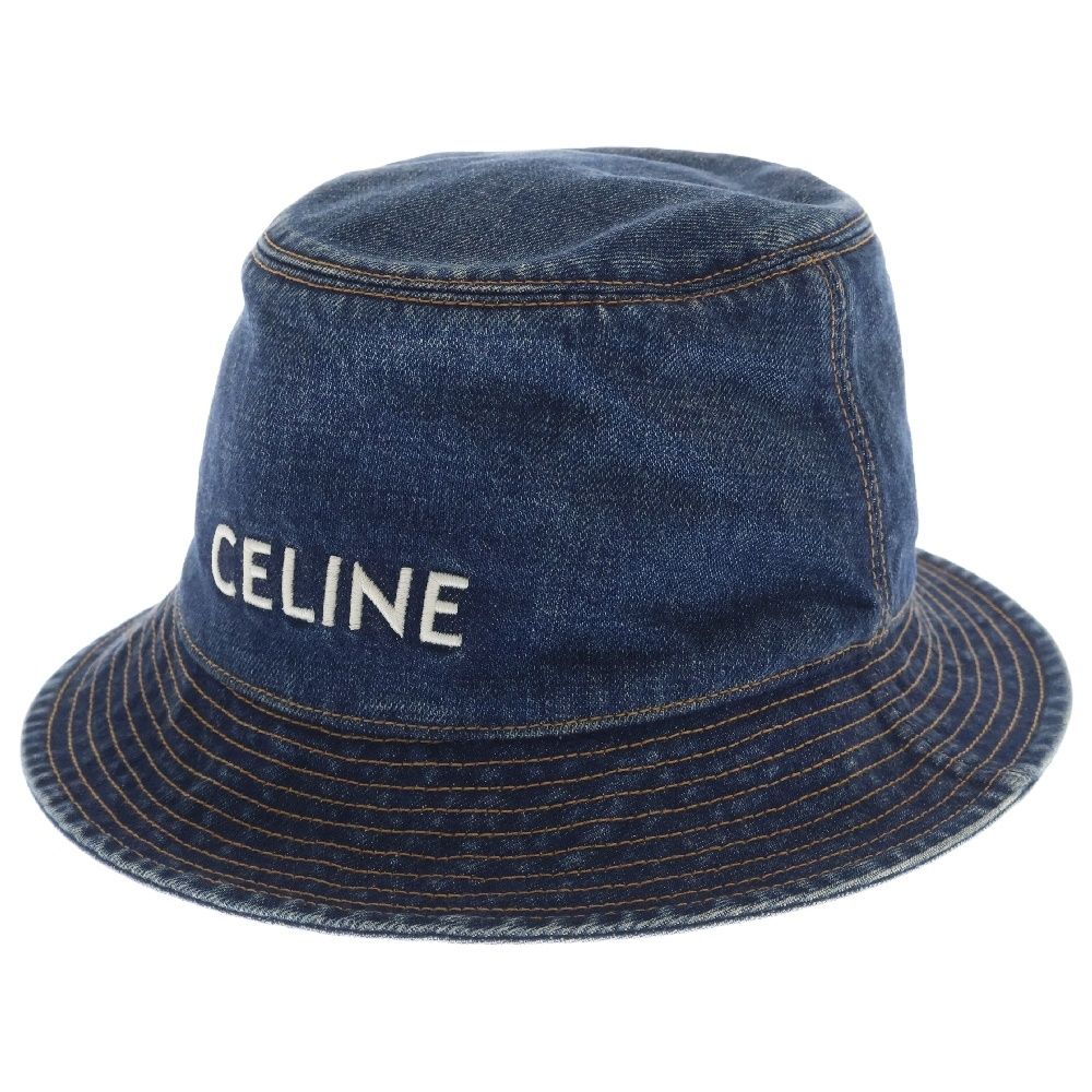 CELINE (セリーヌ) トレイルウォッシュ デニム バケットハット