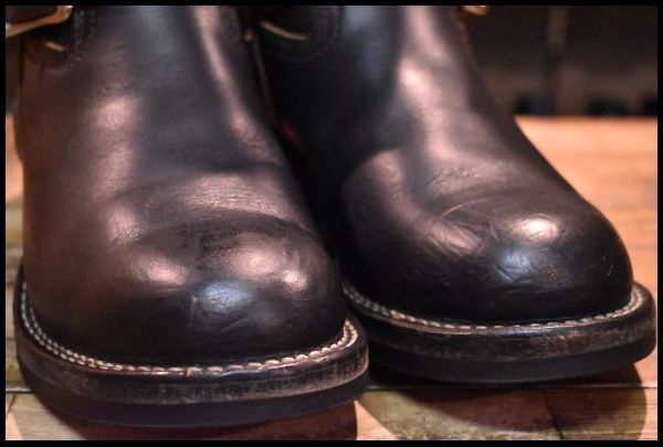 【7.5 箱付 良品】VIBERG ヴァイバー 83 エンジニア ブラック クロムエクセル 黒 ビブラム700 ブーツ ヴィバーグ ヴァイバーグ HOPESMORE【EQ292】