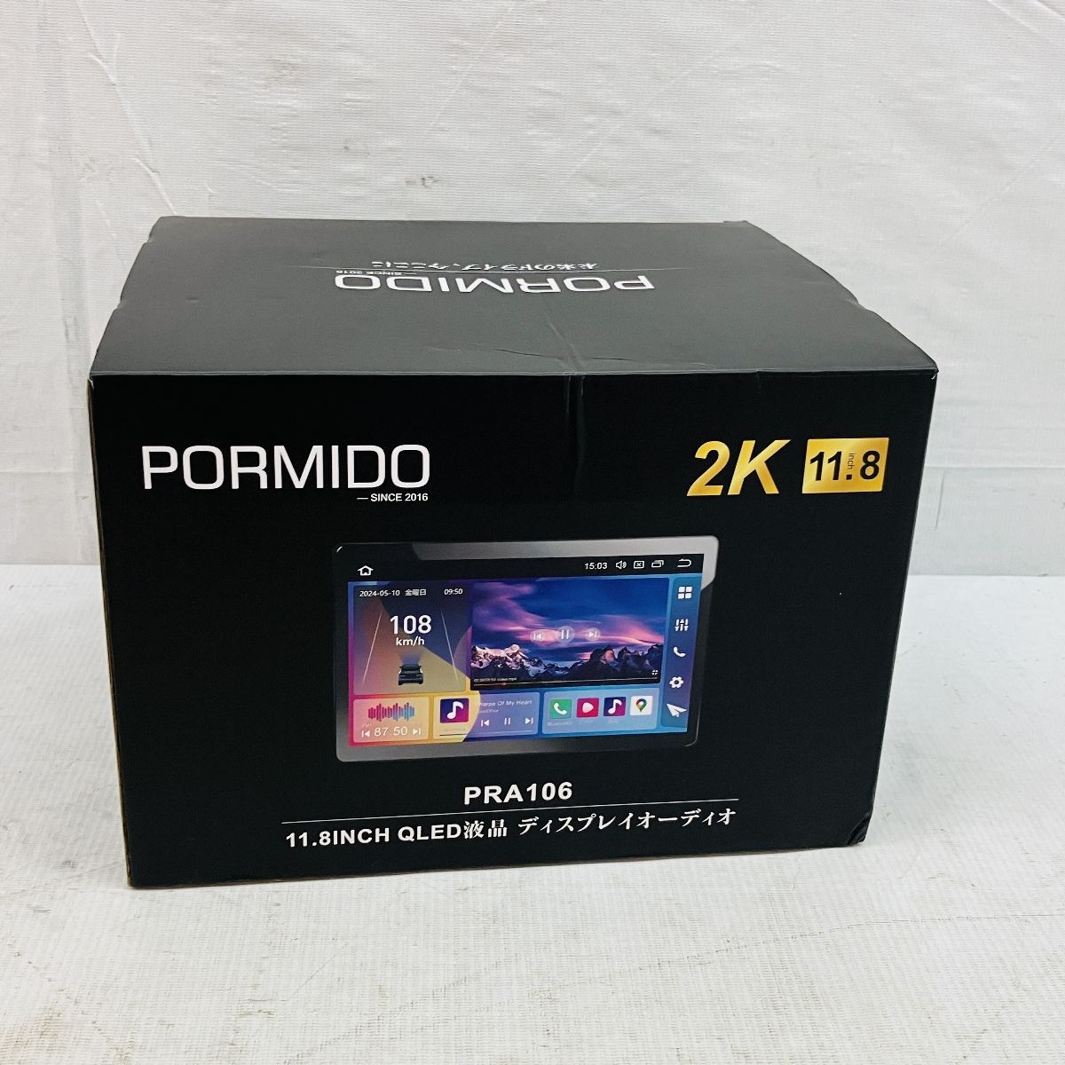 PORMIDO PRA106 11.8インチ QLEDディスプレイ PRA106 Androidカーオーディオ – PORMIDO
