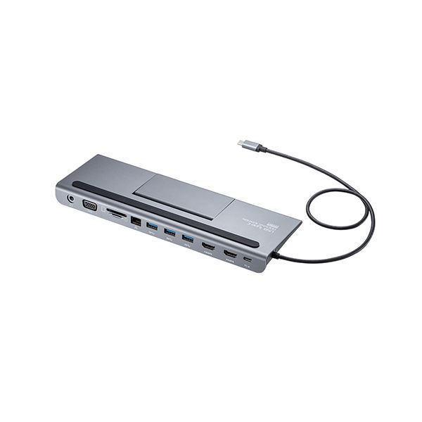 サンワサプライ USB Type-Cドッキングステーション HDMI|VGA対応 USB-CVDK8