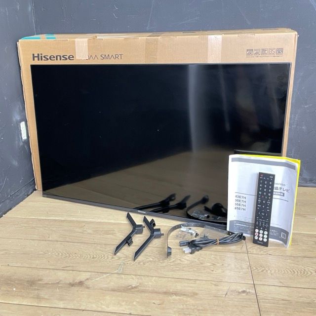 SMART TV 【中古】超美品 Hisense ハイセンス 43E7H 43V型 2024年製 4Kチューナー内蔵 液晶テレビ  053078/20676 - メルカリ