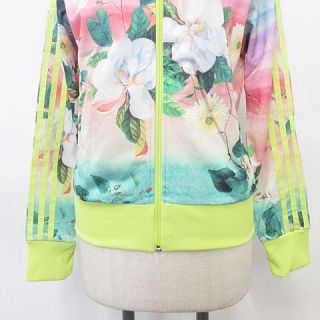 アディダスオリジナルス ジャージ ジップアップ ジャケット 花