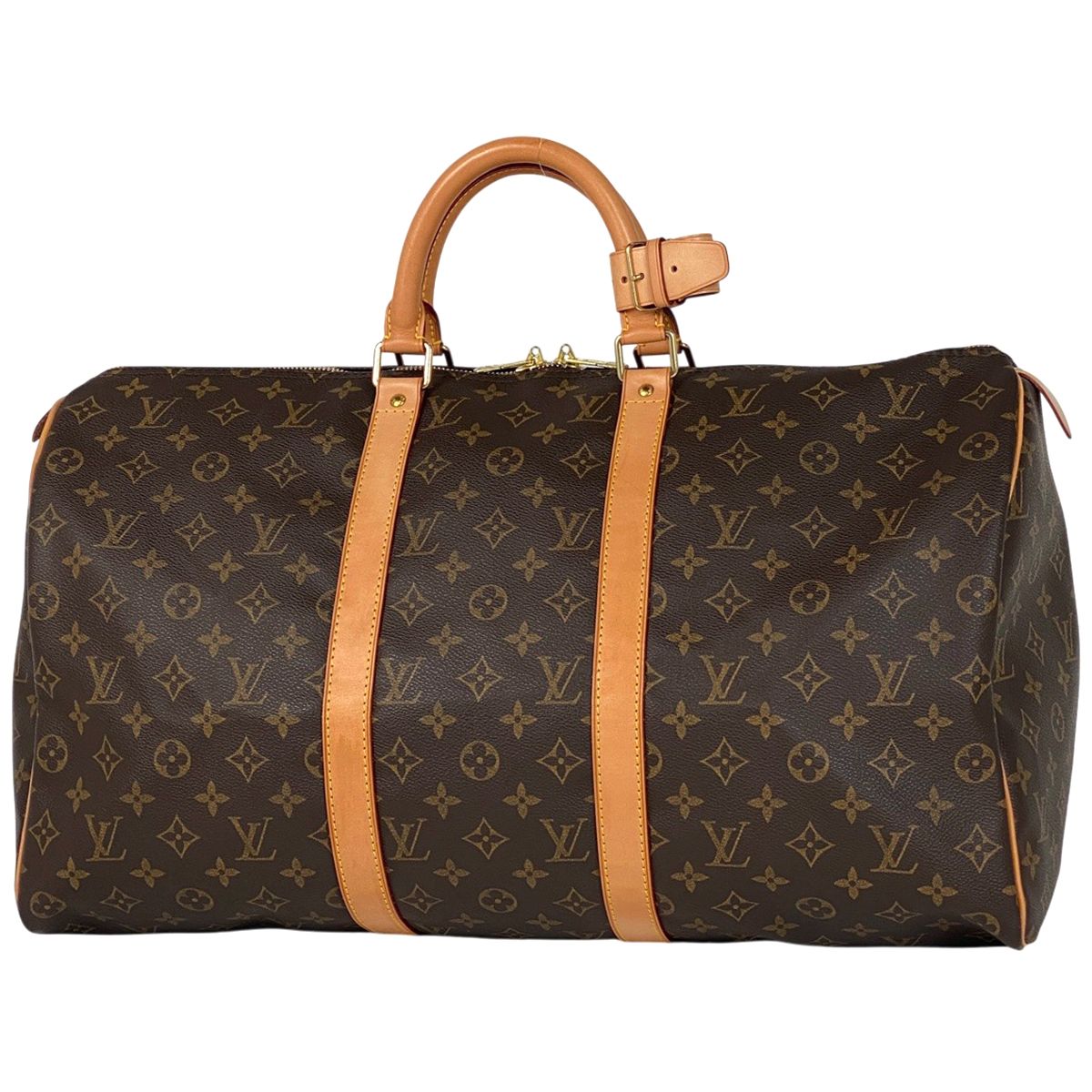 ルイ ヴィトン Louis Vuitton キーポル 50 ハンドバッグ 旅行 出張 ビジネス ボストンバッグ モノグラム ブラウン M41426 レディース