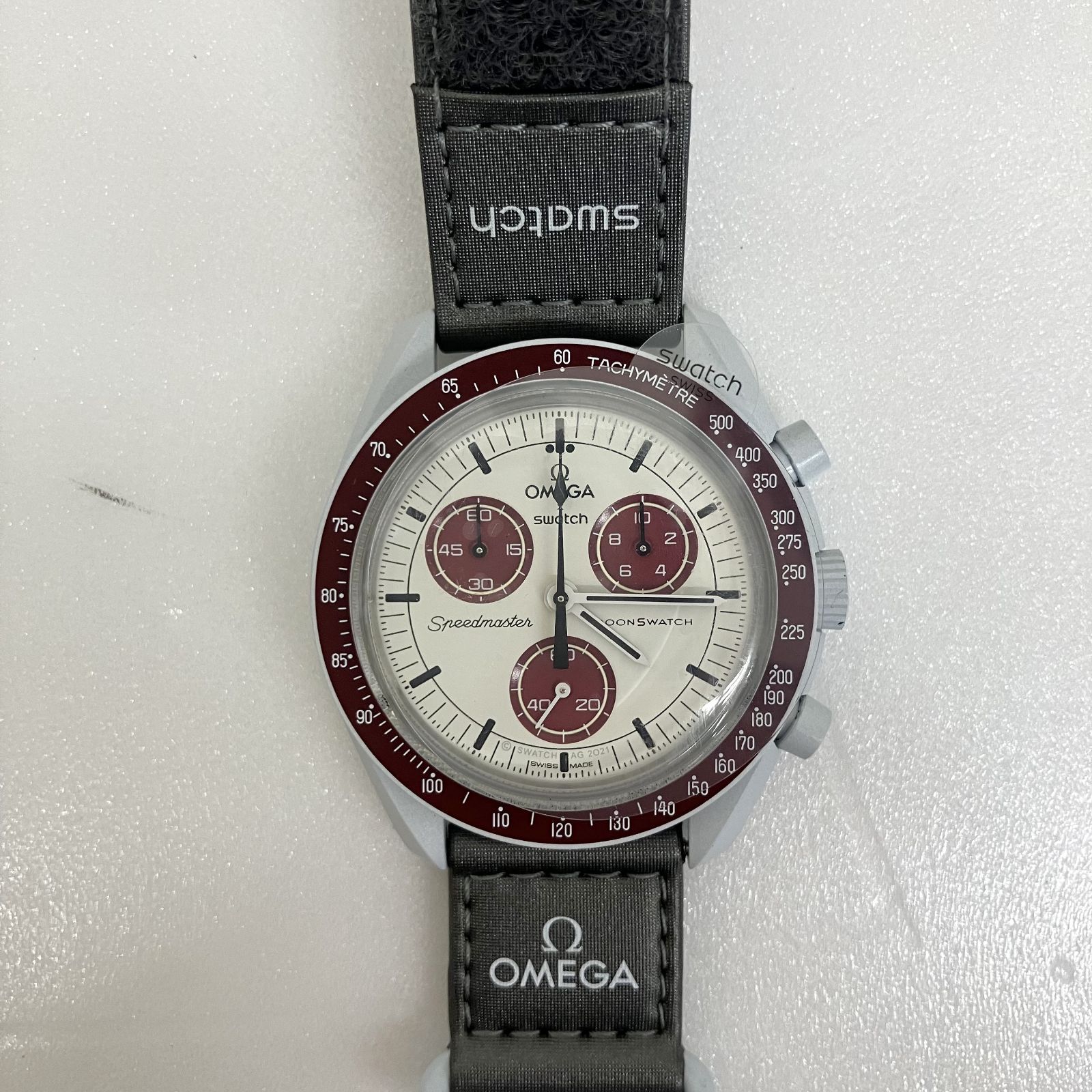 新品未使用品】OMEGA×SWATCH 冥王星 MISSION TO THE PLUTO 防水 腕時計 箱付き - メルカリ