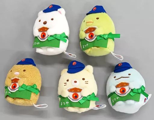 中古】ぬいぐるみ 松屋オリジナルてのりぬいぐるみセット 「すみ