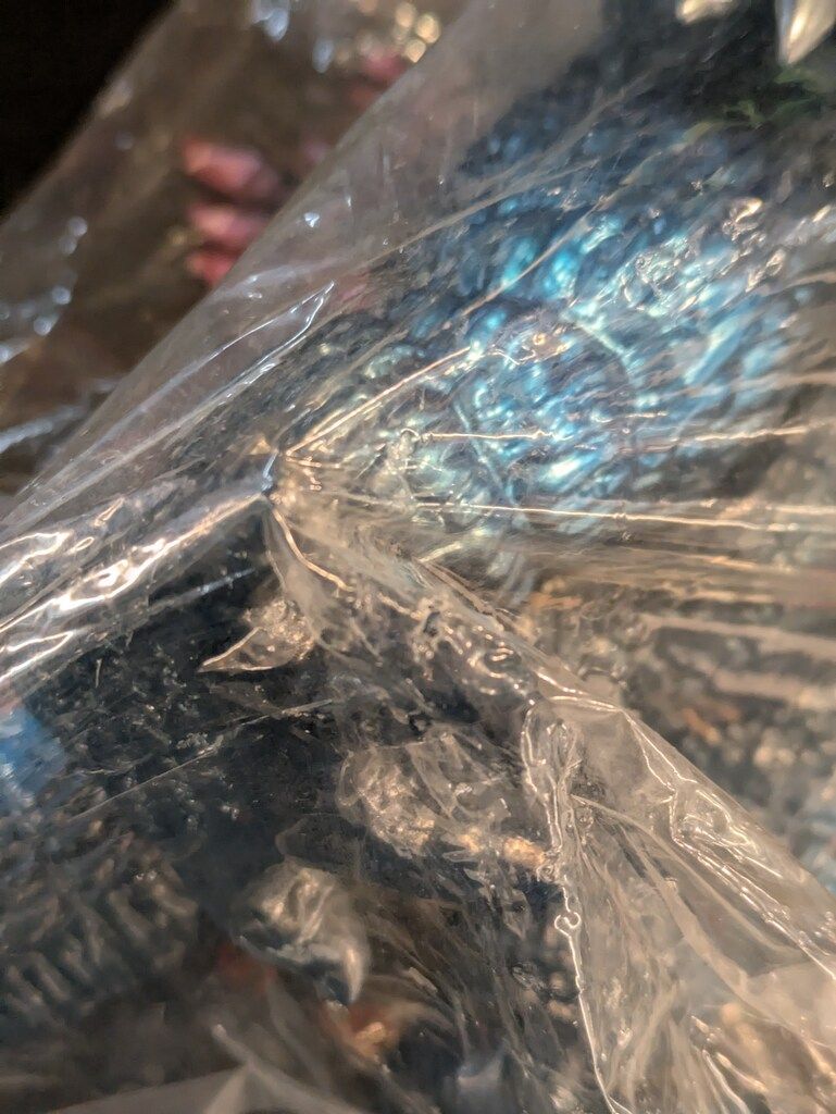 M1号 東宝怪獣シリーズ ミレニアムゴジラ 青成型 赤目 ゴジラビデオ