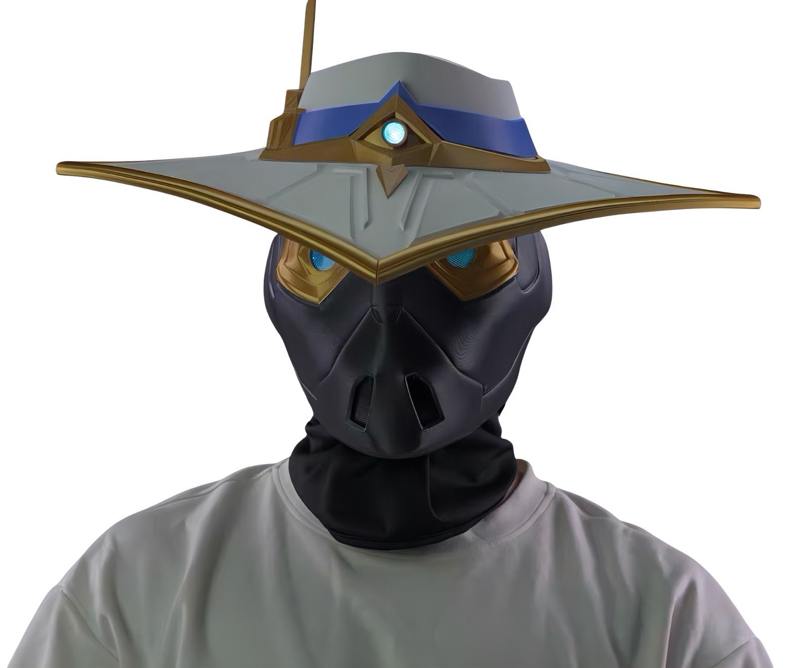 VALORANT サイファー リアルマスク 発光アクション 頭囲58〜60cm コスチューム コスプレ 本格モデル インテリア ヴァロラント WWW_IBETON_RU