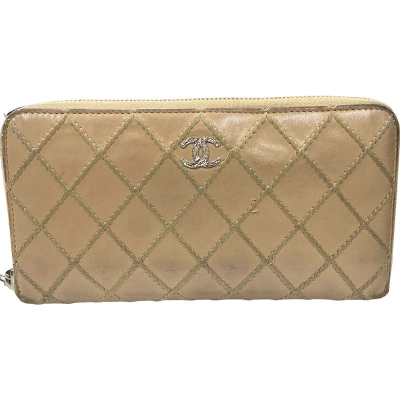CHANEL シャネル ワイルドステッチ ココマーク ラウンド