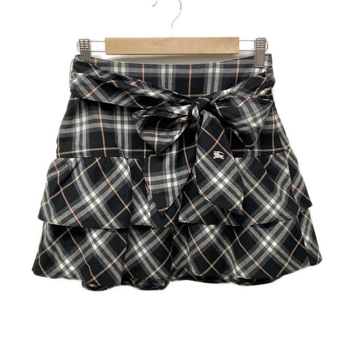 バーバリーブルーレーベル スカート サイズ36 S レディース美品 - 黒  