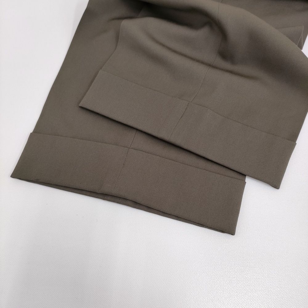 MARGARET HOWELL FLUID WOOL 578-4242003 サイズ2 タック パンツ 24AW  