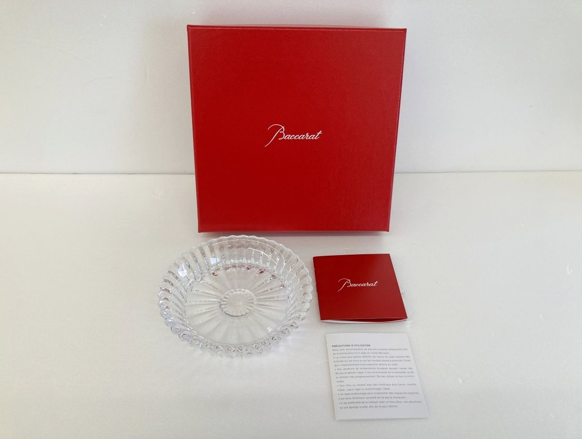 未使用 Baccarat バカラ ミルニュイ ディッシュ プレート 13cm 箱有