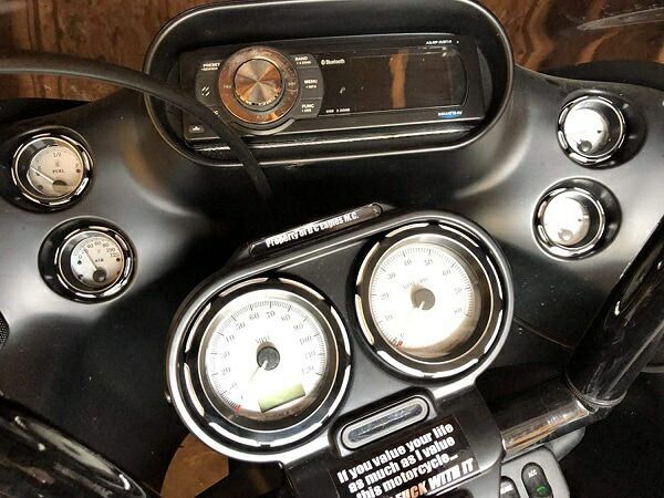 ハーレー メーターベゼル クリアキン スピード＆タコ メーターベゼル