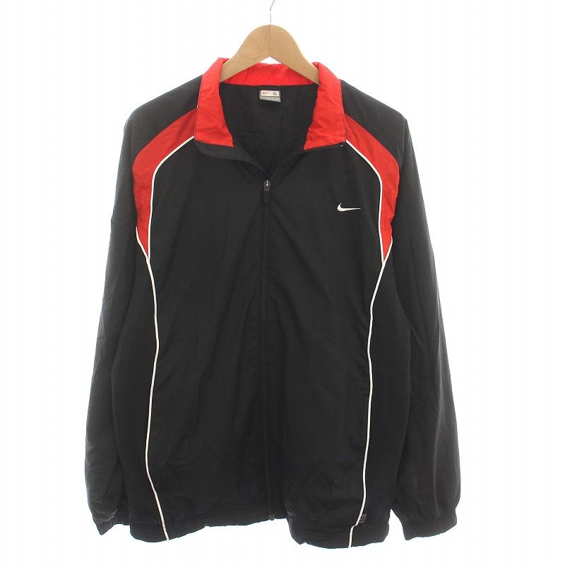 ナイキ NIKE トラックジャケット ジップアップ アウター XL 黒 赤 276263-011 /YM