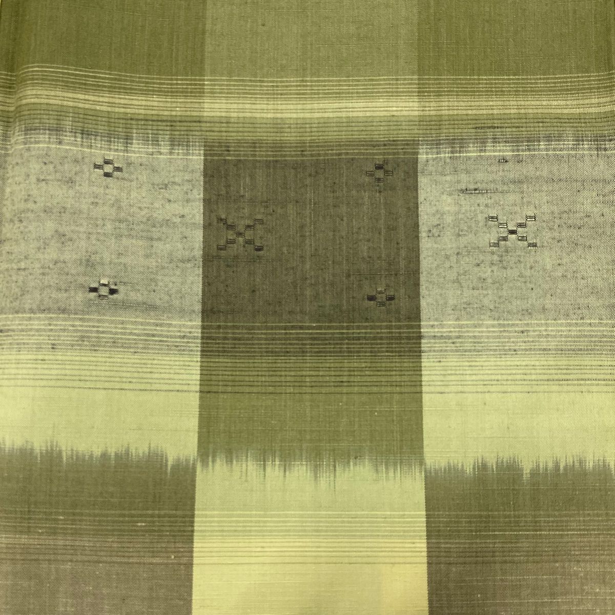 平和屋本店□極上 本場大島紬 白大島紬 桑原織物 二代目 桑原啓之介 7  