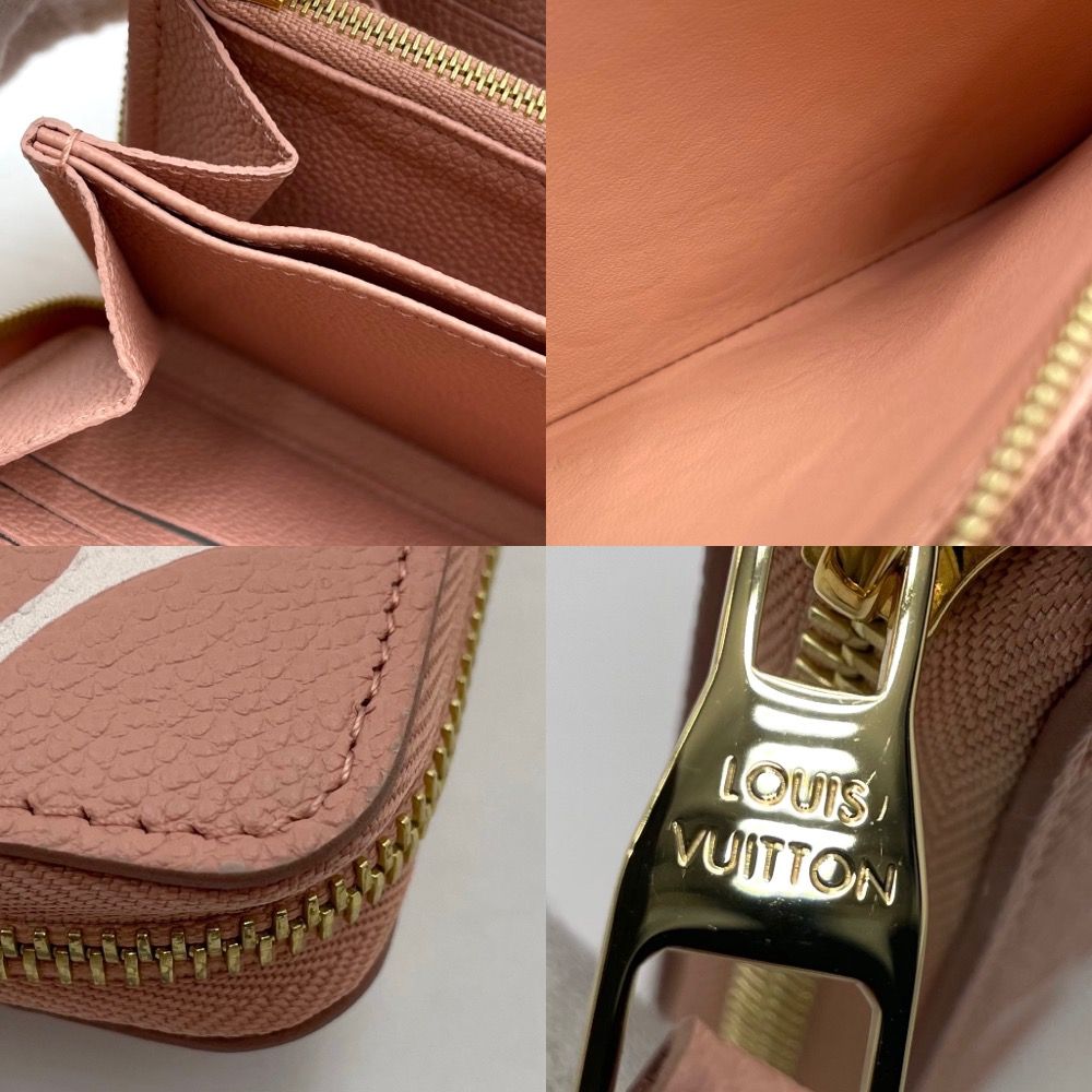 ルイヴィトン ジッピーウォレット ローズトリアノン アンプラント 財布 LOUIS VUITTON ルイ ヴィトン ジッピー ウォレット バイカラー