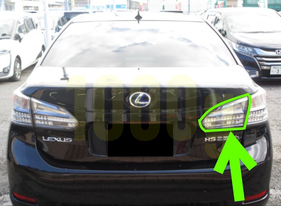 レクサス純正 LEXUS 超 品 レクサス HS フィニッシャーランプ 右側 運転席側 ANF10 テール ランプ 2009|7-2013|1