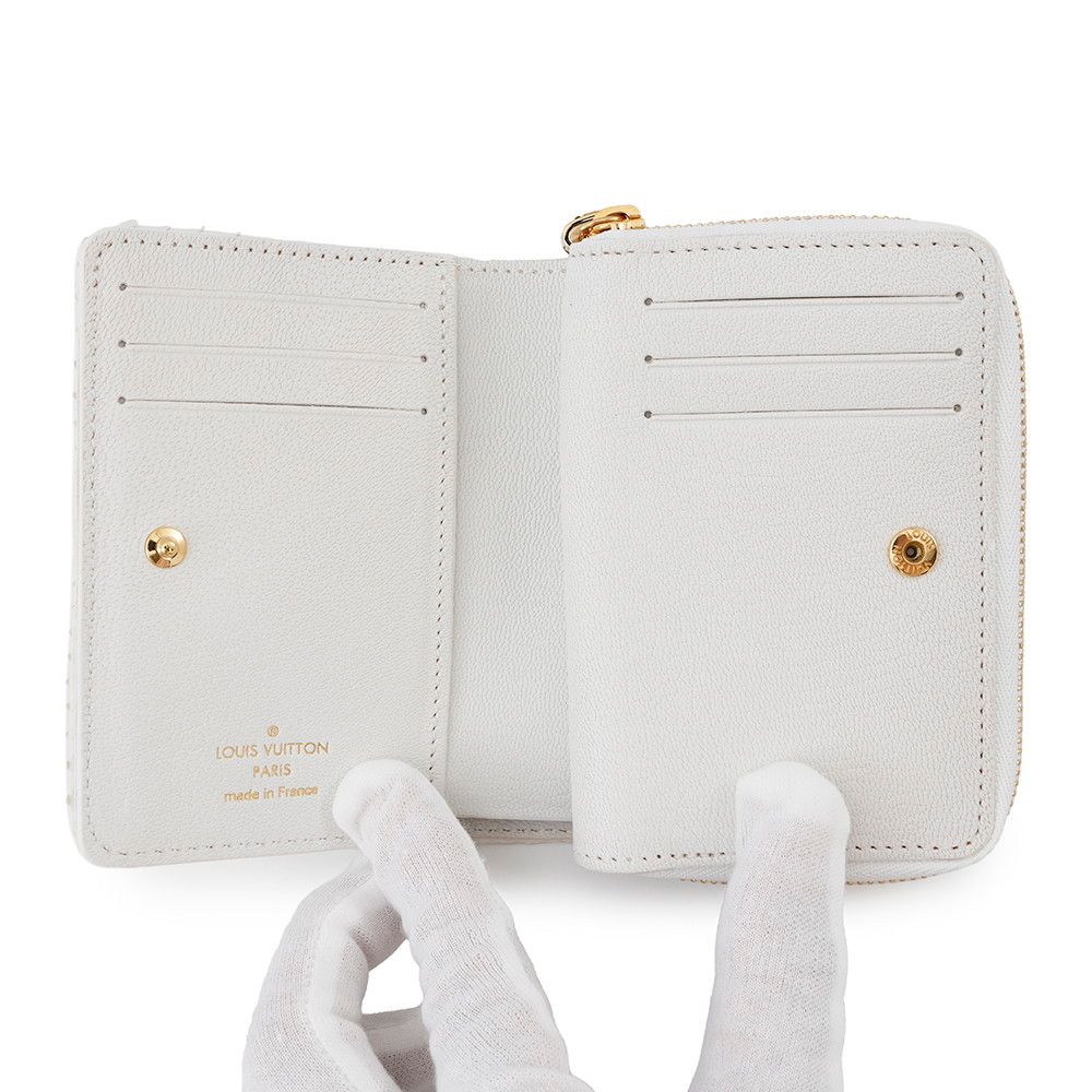 ルイヴィトン 二つ折り財布 モノグラム パイソン ポルトフォイユ・ルー  