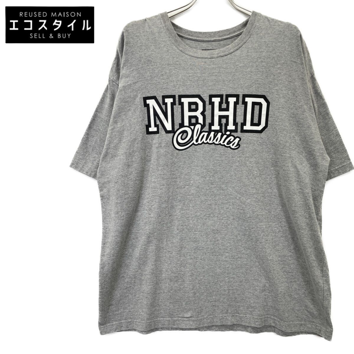 NEIGHBORHOOD ネイバーフッド ｸﾞﾚｰ ｺｯﾄﾝ NBHD Tｼｬﾂ XL NEIGHBORHOOD