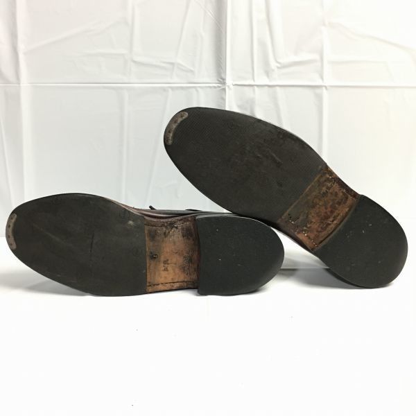70s-80s?Vintage☆Kinco ロングウイングチップ ビジネスシューズ 
