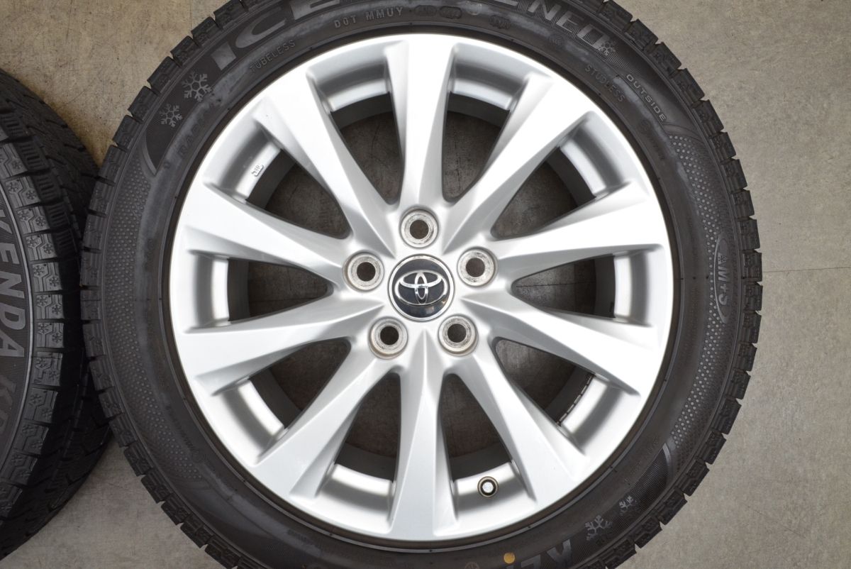 【9/27まで】カムリ70系  トヨタ　純正アルミ　215/55R17 バリ溝】トヨタ 70 カムリ 純正 17in 7.5J +45 PCD114.3