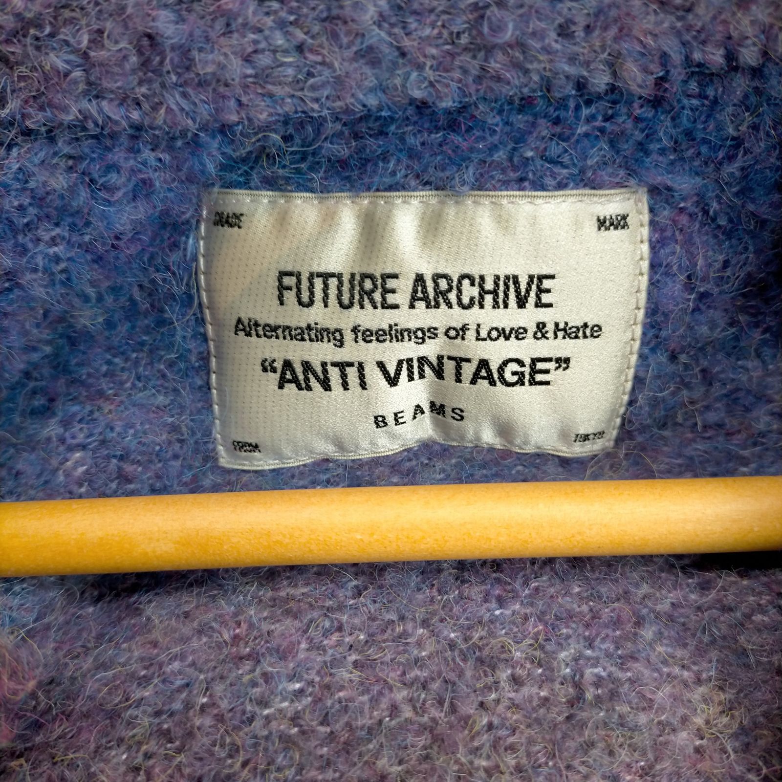 ビームス BEAMS 22AW FUTURE ARCHIVE ANTI VINTAGE GRADATION SHAGGY